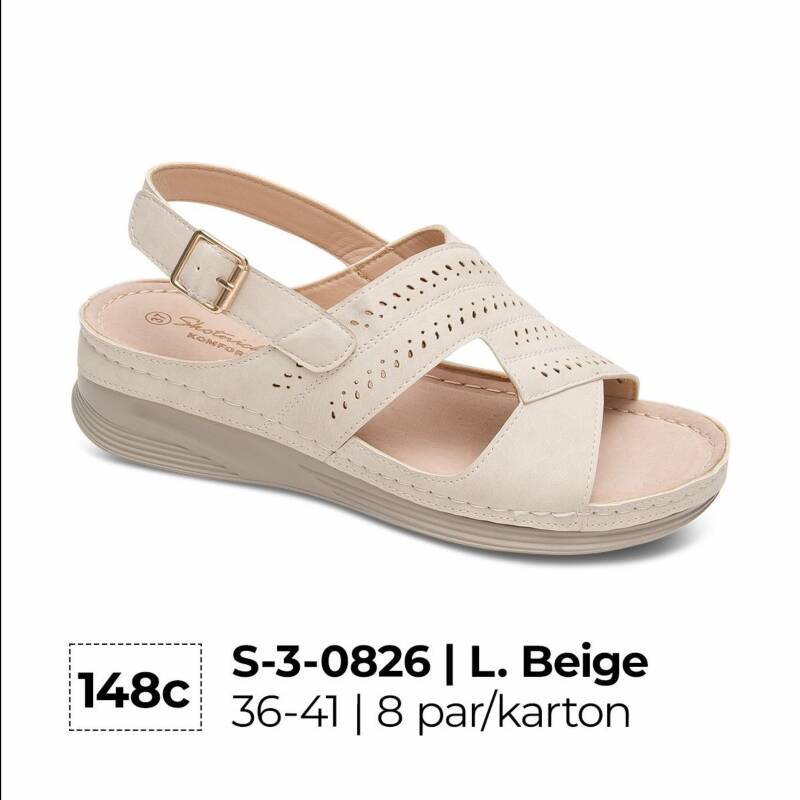 Sandały damskie Roz 36-41 / 8 par 1